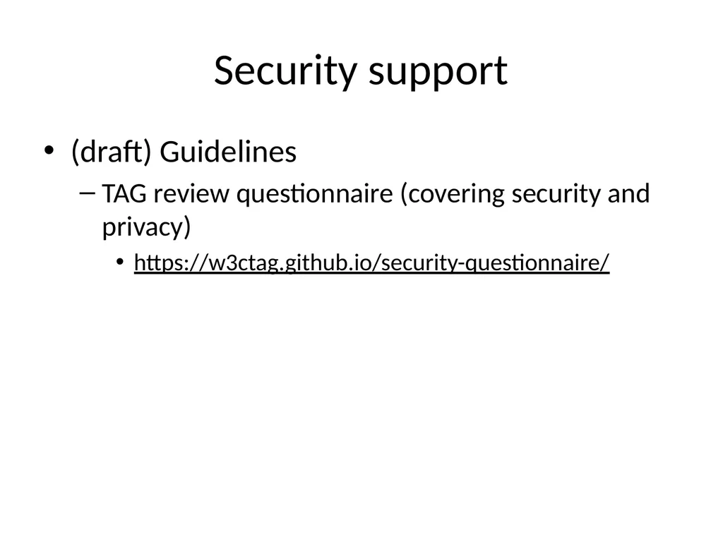 W3C horizontal review 101 [Virginie Galindo] - slide 21 of 24