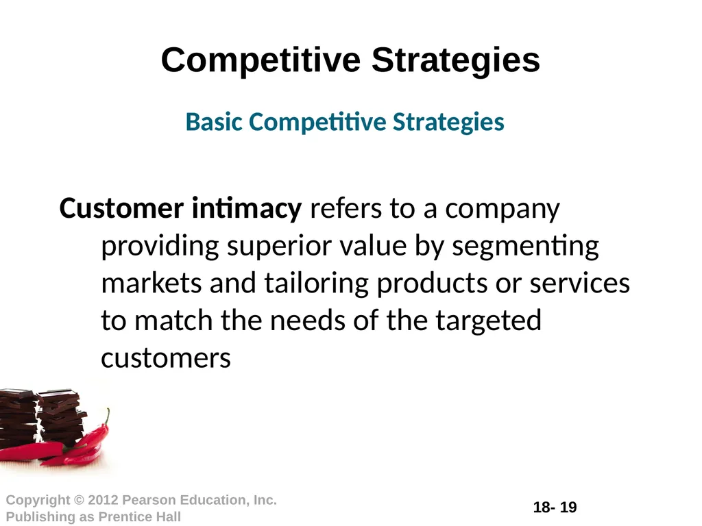 Chapter Eighteen Creating Competitive Advantage - slide 19 of 36