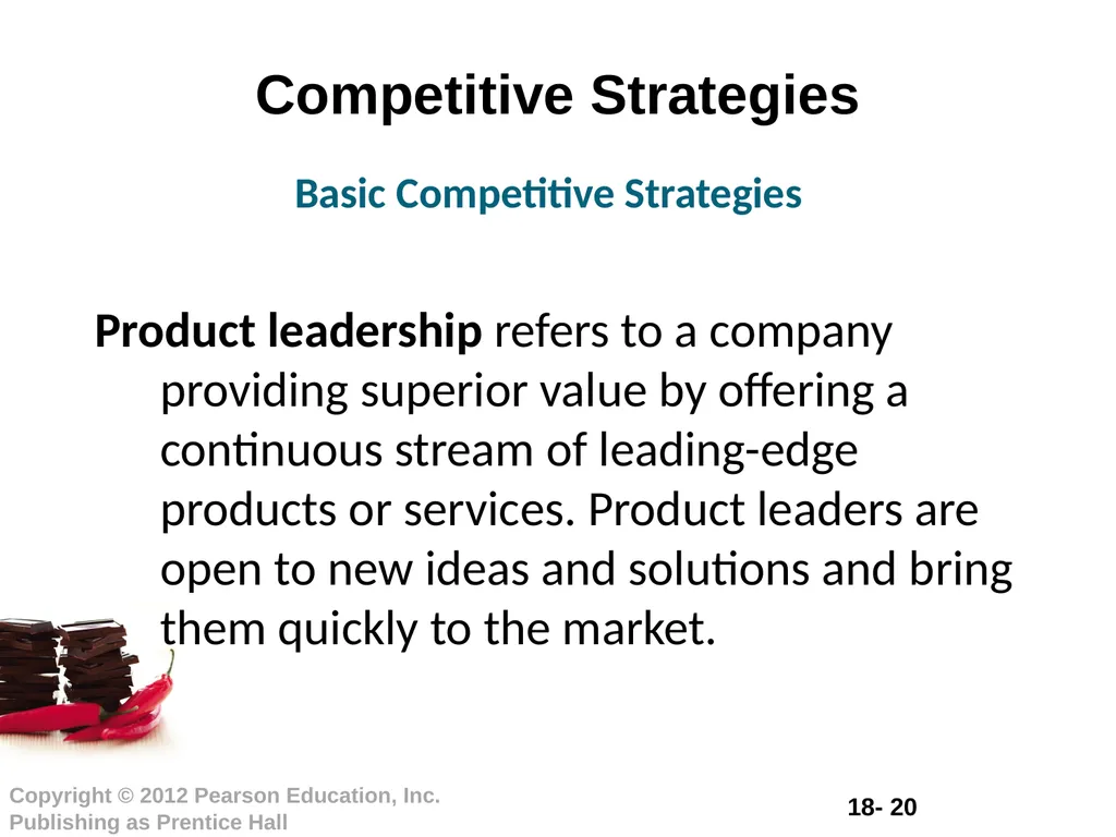 Chapter Eighteen Creating Competitive Advantage - slide 20 of 36