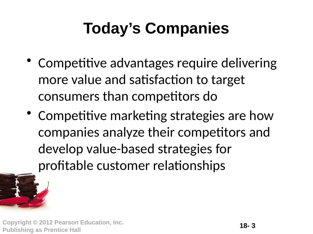 Chapter Eighteen Creating Competitive Advantage - slide 3 of 36