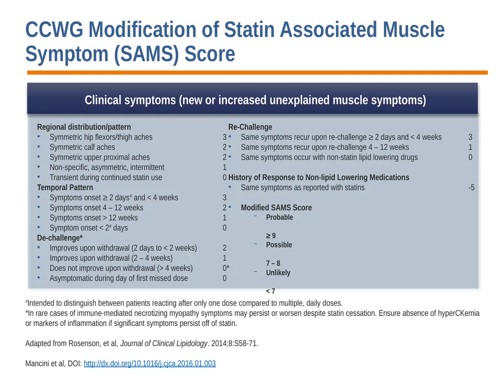 Diagnosis, Prevention and Management of Statin - slide 60 of 70