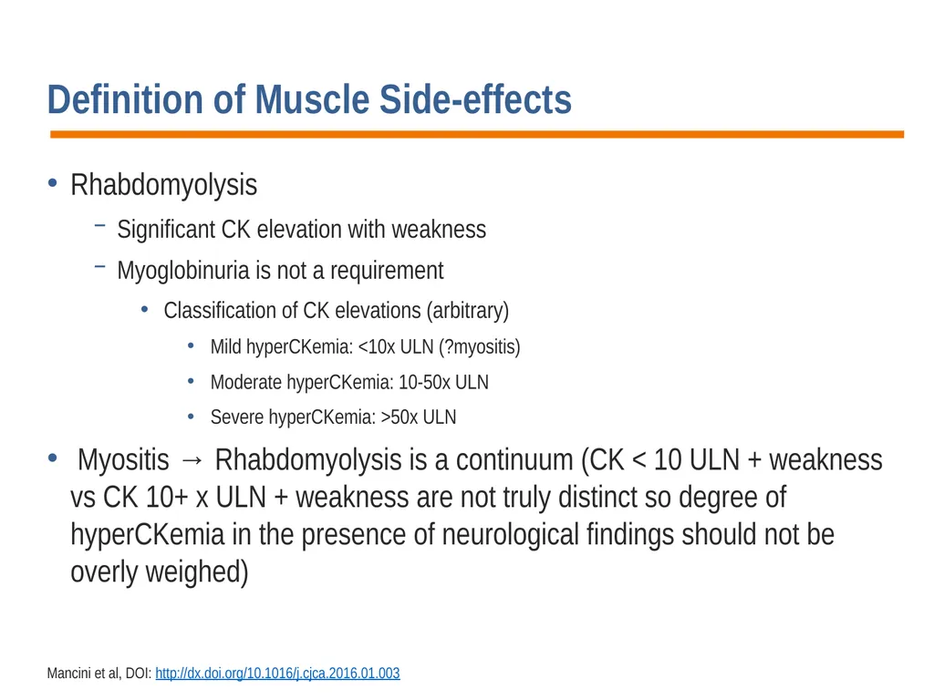 Diagnosis, Prevention and Management of Statin - slide 56 of 70