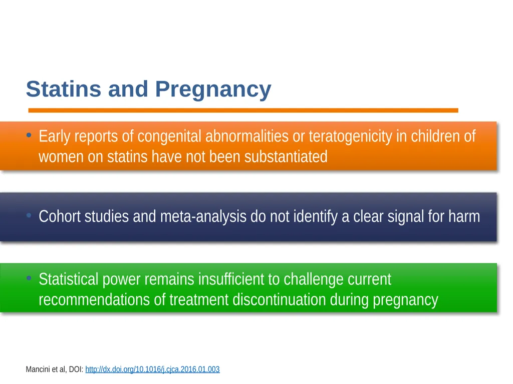 Diagnosis, Prevention and Management of Statin - slide 51 of 70