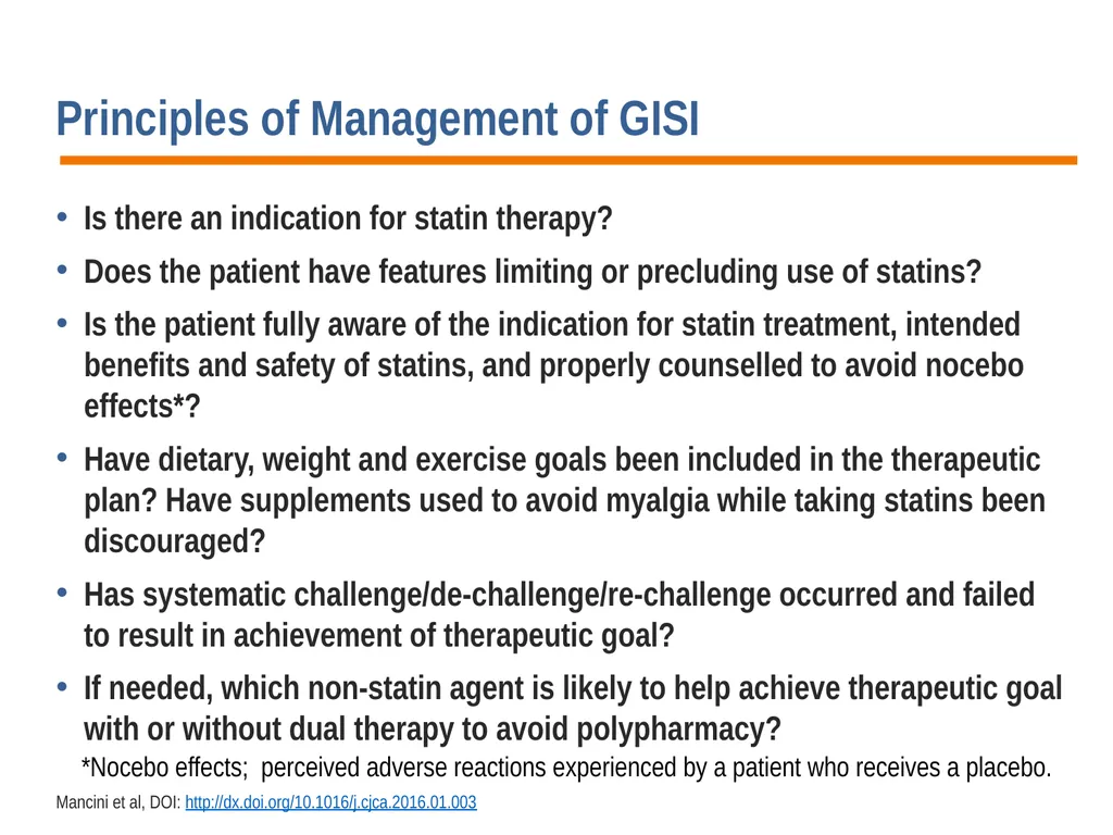 Diagnosis, Prevention and Management of Statin - slide 7 of 70