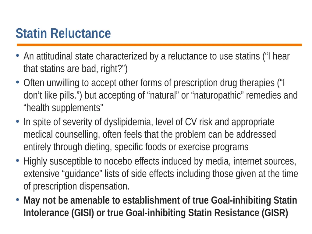 Diagnosis, Prevention and Management of Statin - slide 8 of 70