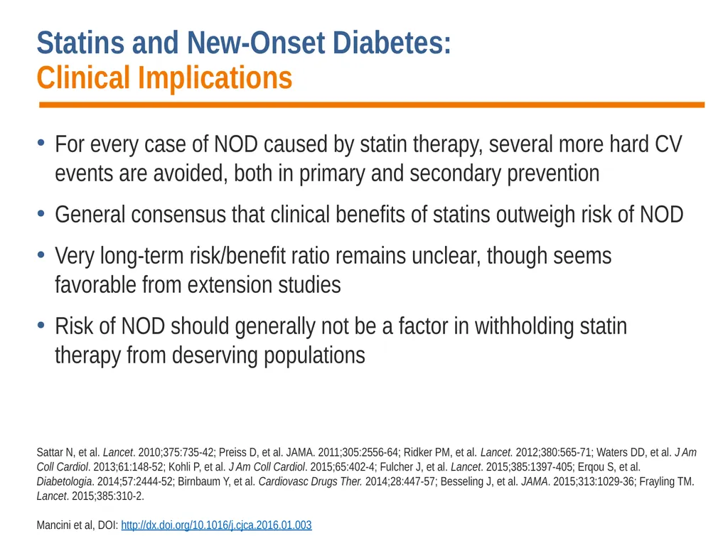 Diagnosis, Prevention and Management of Statin - slide 70 of 70