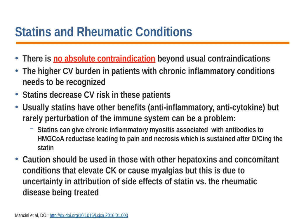 Diagnosis, Prevention and Management of Statin - slide 48 of 70