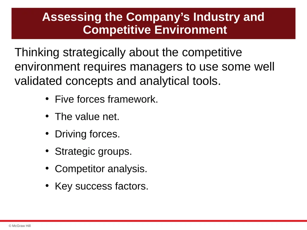 chapter 3 Evaluating a Company’s External - slide 5 of 45