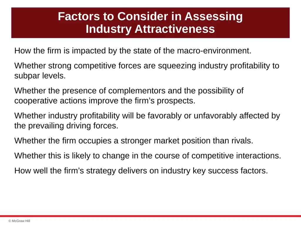 chapter 3 Evaluating a Company’s External - slide 42 of 45