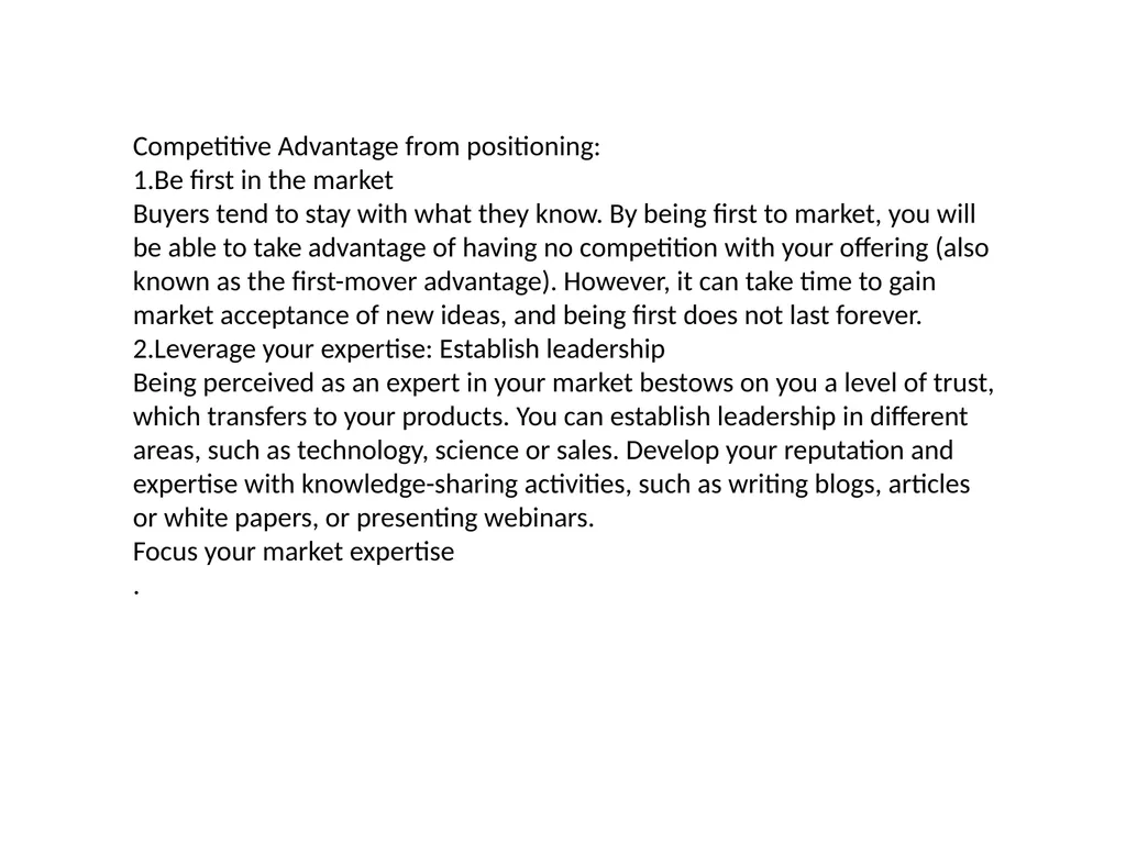 Positioning ,Importance,Types,Competitive - slide 10 of 12