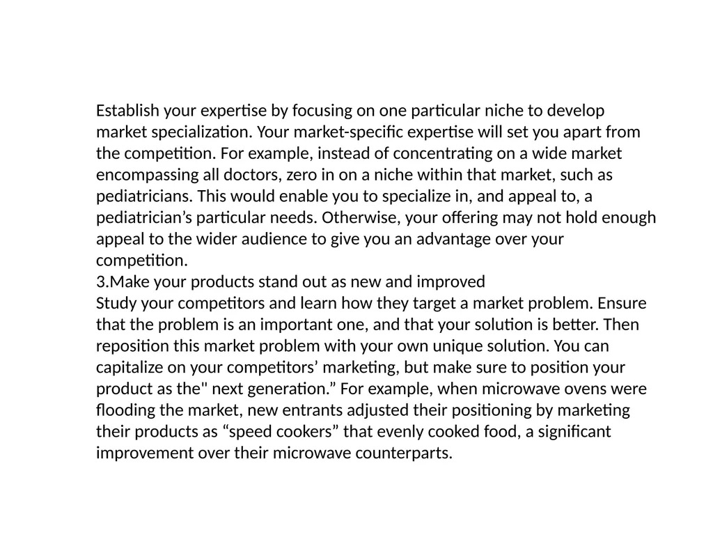 Positioning ,Importance,Types,Competitive - slide 11 of 12