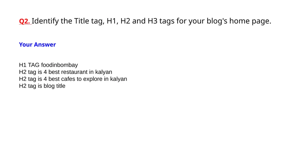 SEO Audit Report Content and Technical - slide 11 of 13