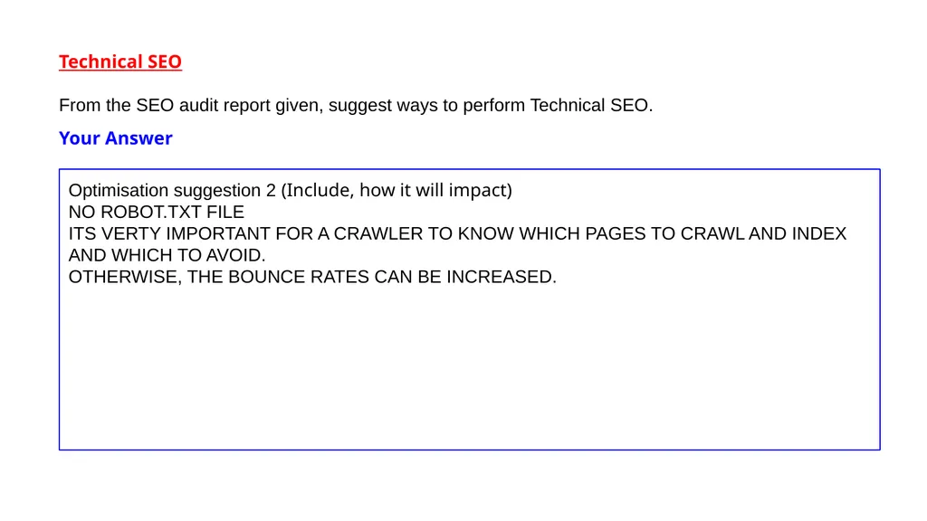SEO Audit Report Content and Technical - slide 7 of 13