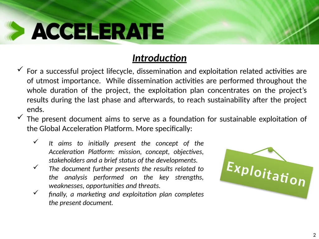 X A platform for the acceleration of go-to market - slide 2 of 21