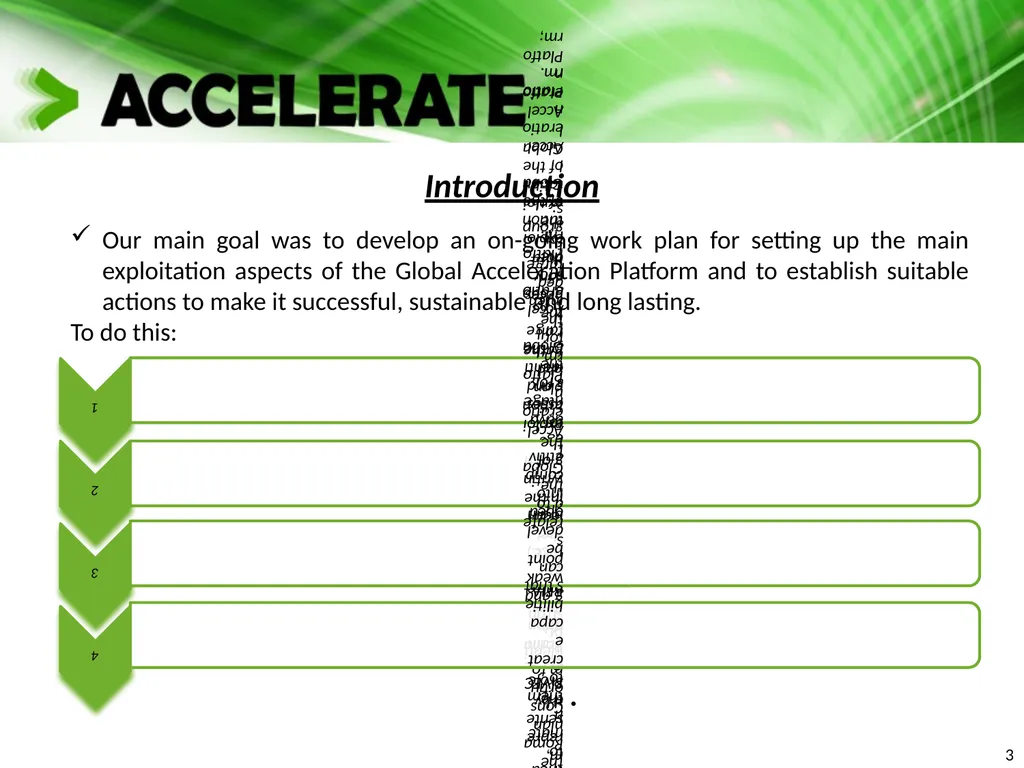 X A platform for the acceleration of go-to market - slide 3 of 21
