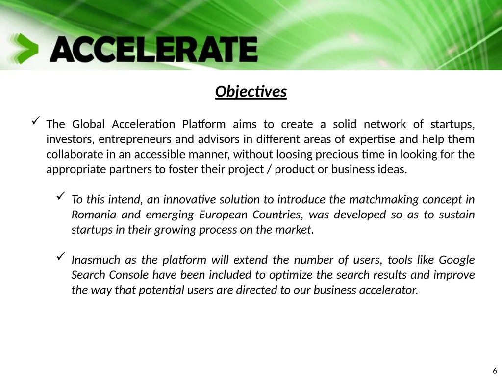 X A platform for the acceleration of go-to market - slide 6 of 21