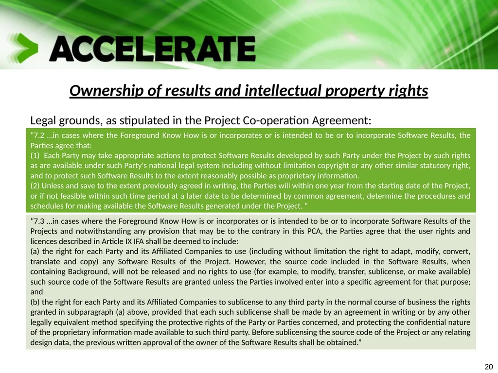 X A platform for the acceleration of go-to market - slide 20 of 21