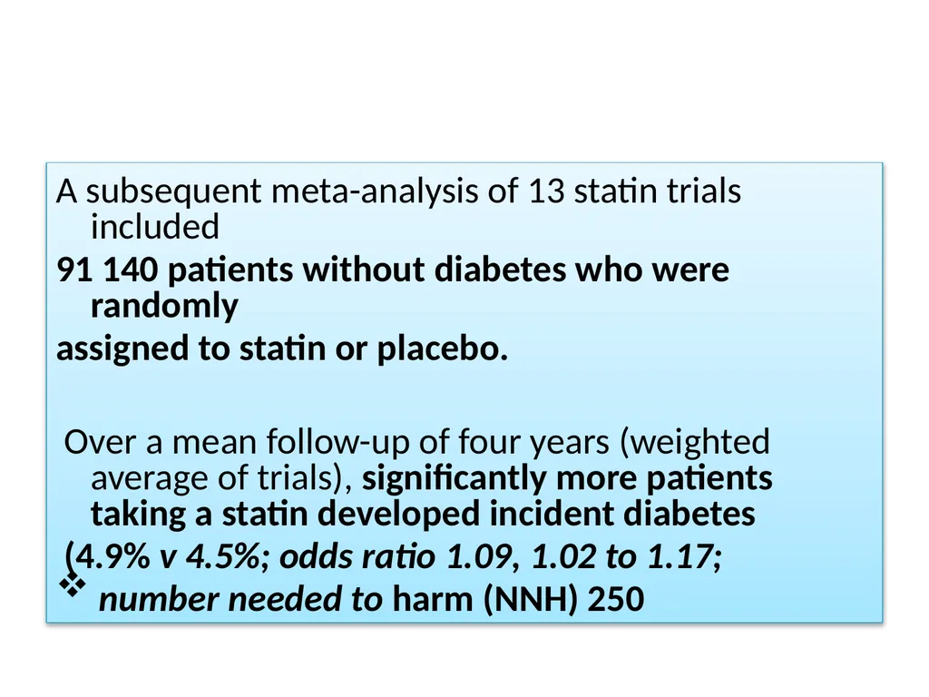 Non-cardiovascular effects associated with statins - slide 21 of 44