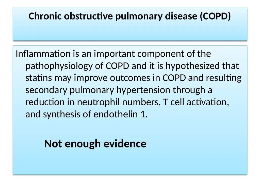 Non-cardiovascular effects associated with statins - slide 41 of 44