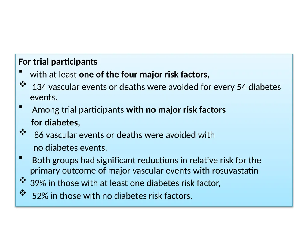 Non-cardiovascular effects associated with statins - slide 24 of 44
