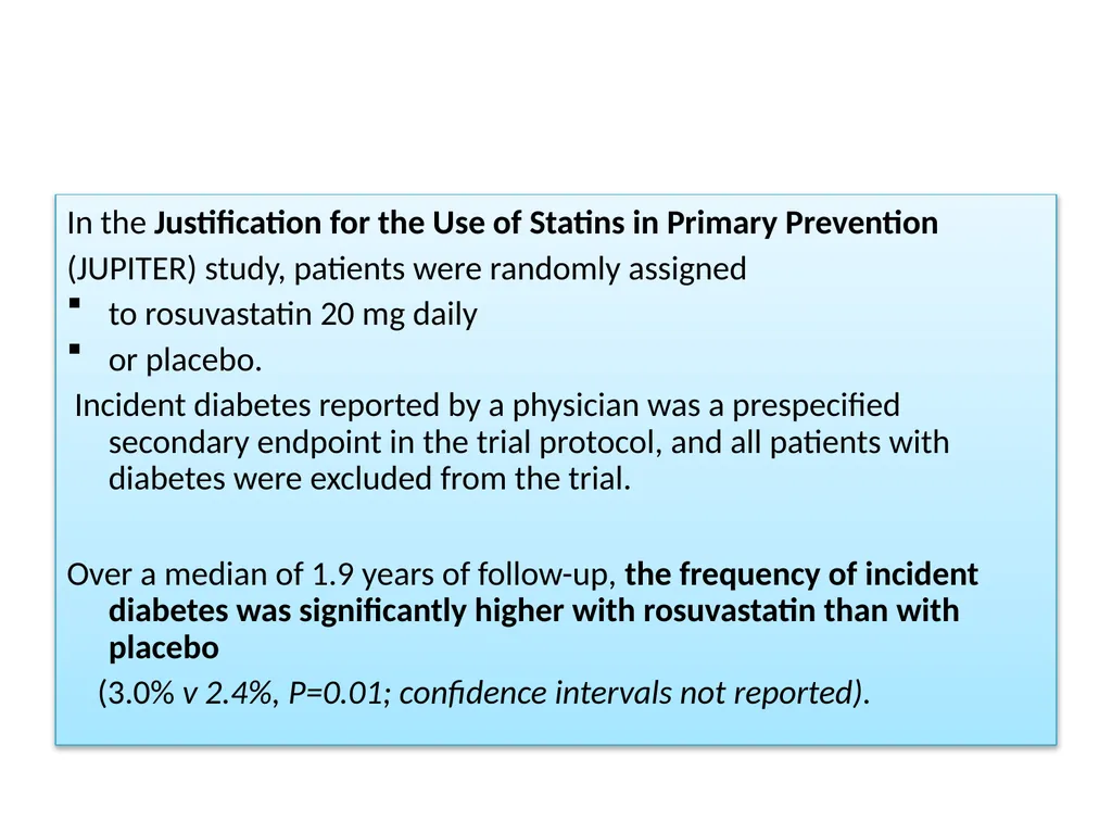 Non-cardiovascular effects associated with statins - slide 20 of 44