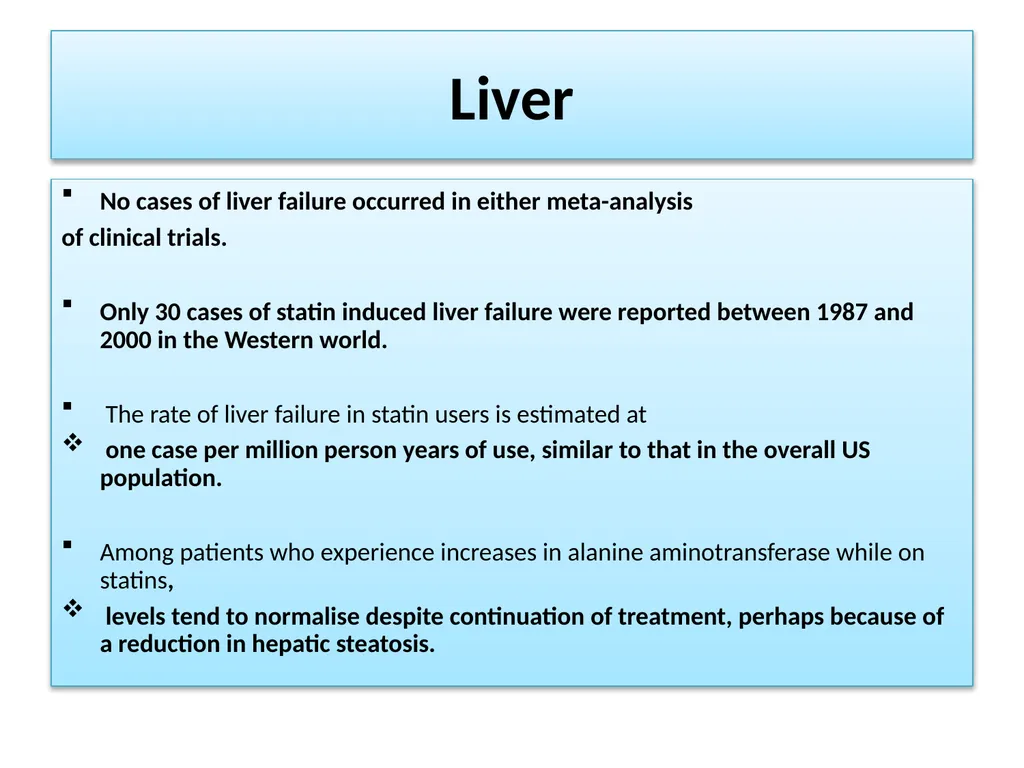 Non-cardiovascular effects associated with statins - slide 25 of 44