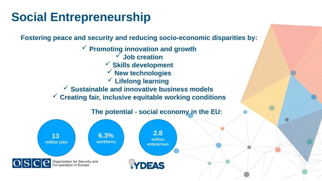 Creating an Ecosystem for the Social and Green - slide 2 of 7
