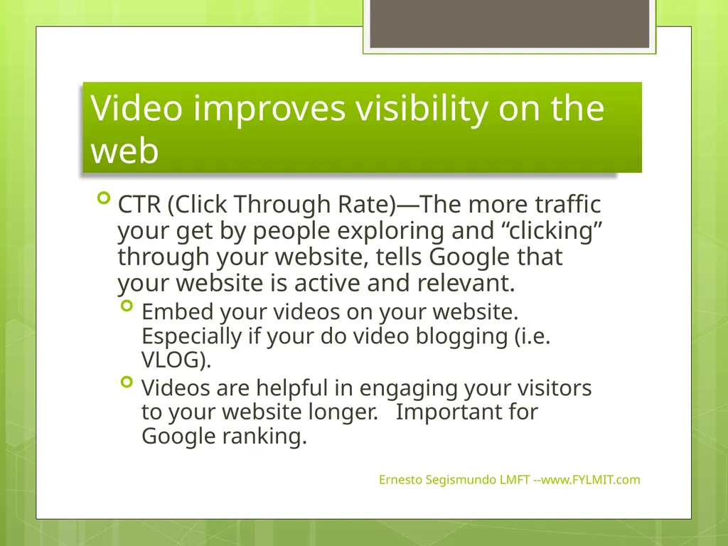 Video and Social Media Marketing for Mental Health - slide 9 of 25