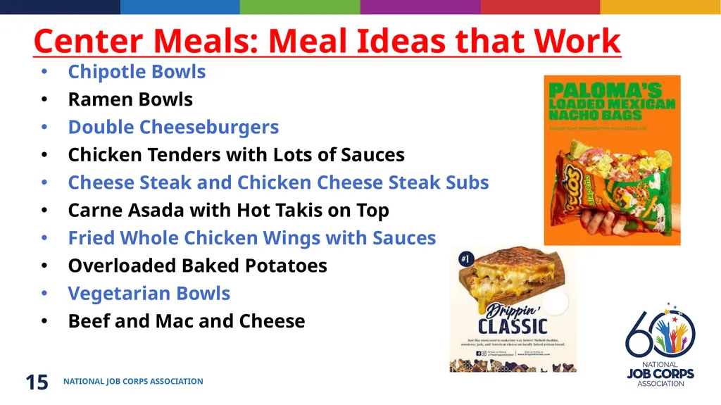 Job Corps Center Readiness Back to the Basics: - slide 15 of 33