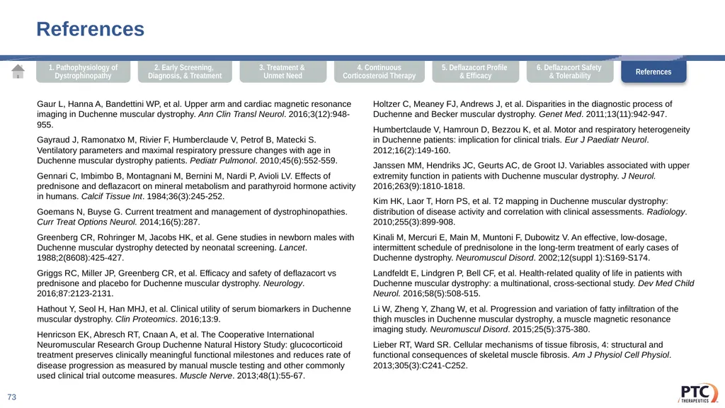 Deflazacort Scientific Communication Platform - slide 73 of 75