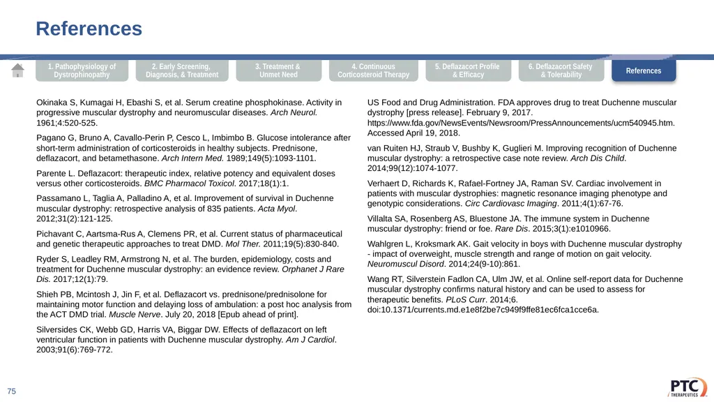 Deflazacort Scientific Communication Platform - slide 75 of 75