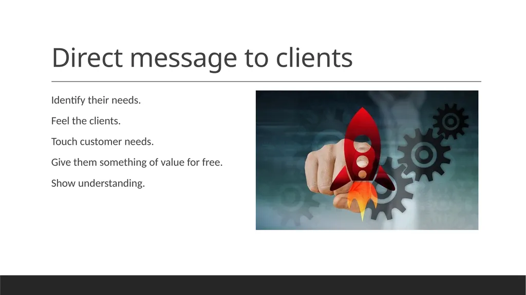 Marketing strategies to attract new clients - slide 14 of 31