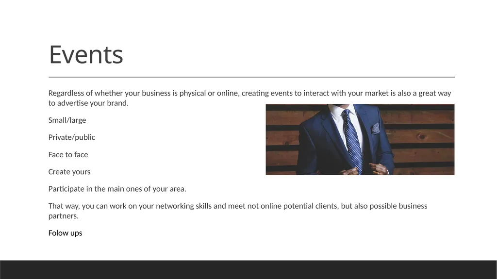 Marketing strategies to attract new clients - slide 28 of 31