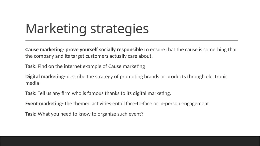 Marketing strategies to attract new clients - slide 5 of 31