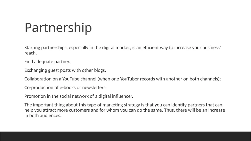 Marketing strategies to attract new clients - slide 26 of 31