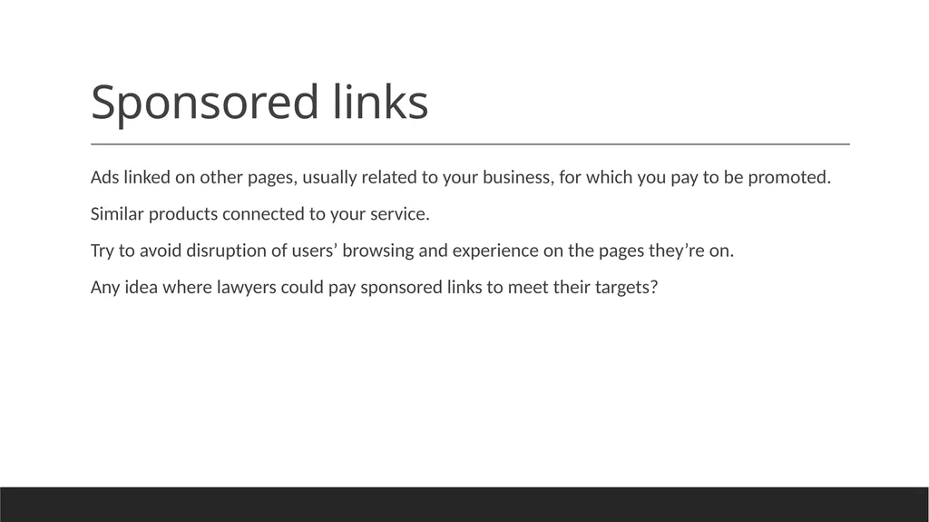 Marketing strategies to attract new clients - slide 25 of 31
