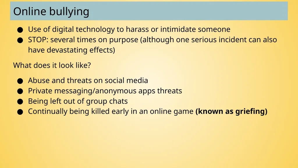 E-Safety Training Alan MacKenzie What is E-Safety? - slide 8 of 27
