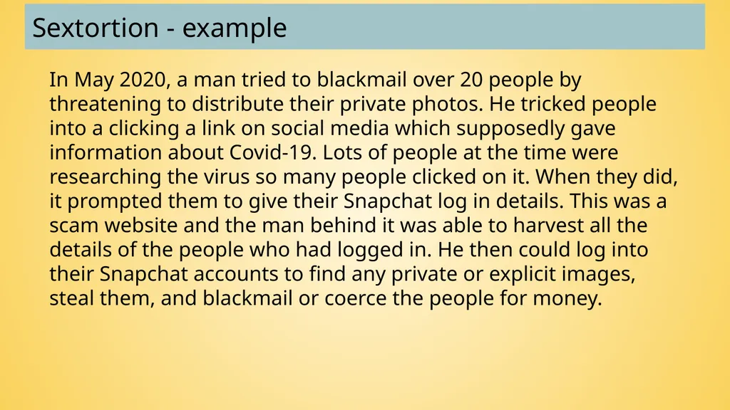 E-Safety Training Alan MacKenzie What is E-Safety? - slide 15 of 27