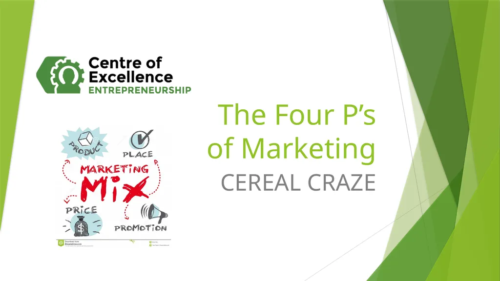 The Four P’s of Marketing CEREAL CRAZE The 4 P’s