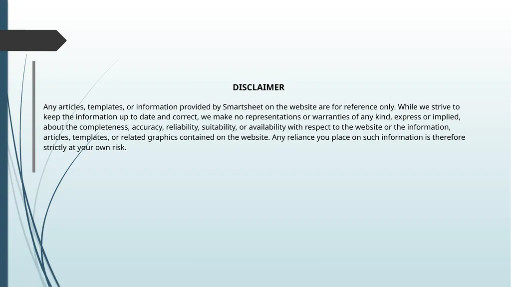Content Marketing Calendar Template Example - slide 5 of 5