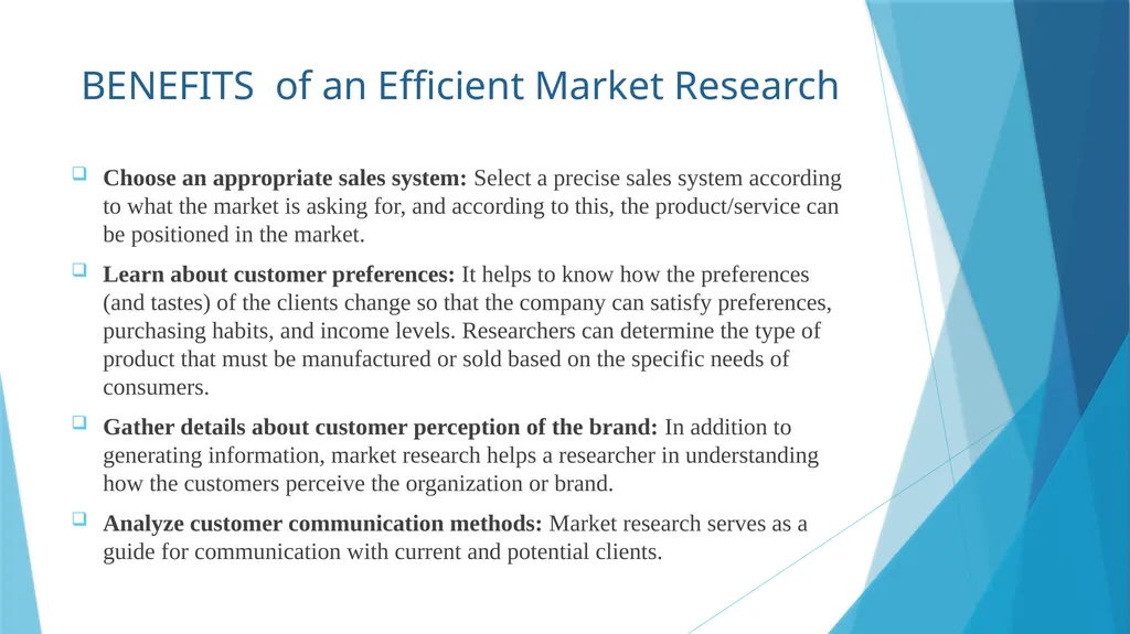 INTRODUCTION Marketing research encompasses a - slide 6 of 10