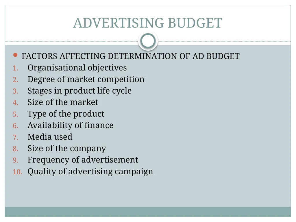 PLANNING ADVERTISING CAMPAIGNS THE CREATIVE BRIEF - slide 10 of 23
