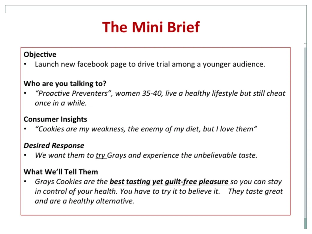 PLANNING ADVERTISING CAMPAIGNS THE CREATIVE BRIEF - slide 3 of 23