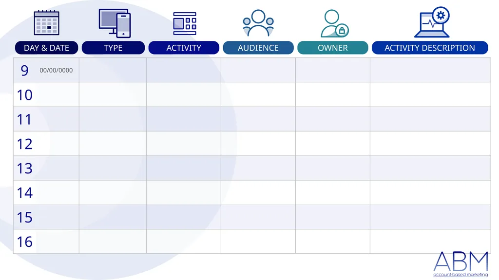 ACCOUNT-BASED MARKETING (ABM) LEAD NURTURING - slide 3 of 6