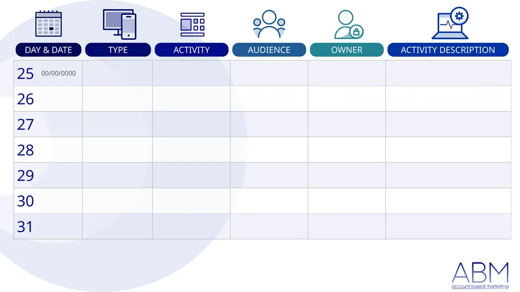 ACCOUNT-BASED MARKETING (ABM) LEAD NURTURING - slide 5 of 6
