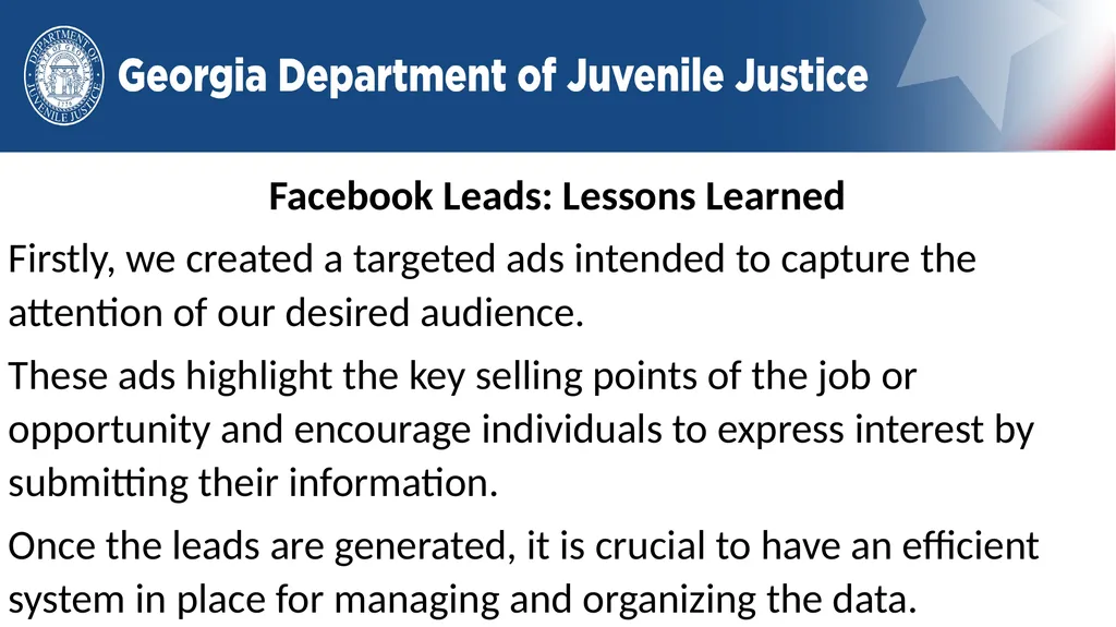 Facebook Leads Lessons Learned Successes Failures - slide 5 of 16