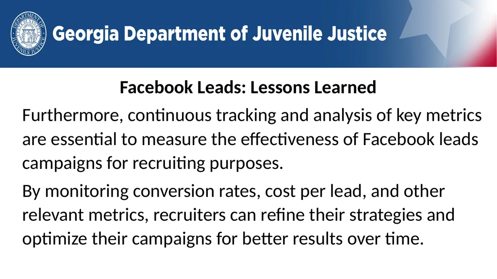 Facebook Leads Lessons Learned Successes Failures - slide 8 of 16