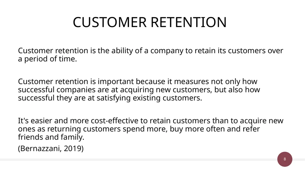 Unit 38 & 50: Customer Value Management P1 Explain - slide 8 of 28