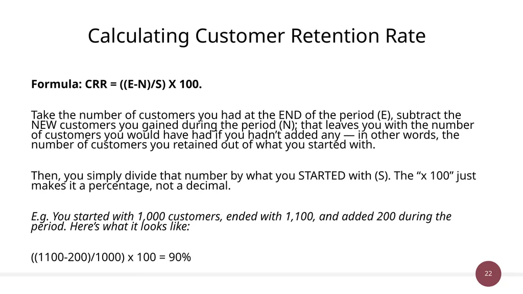 Unit 38 & 50: Customer Value Management P1 Explain - slide 22 of 28