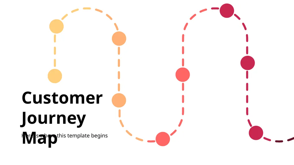 Customer Journey Map Here is where this template